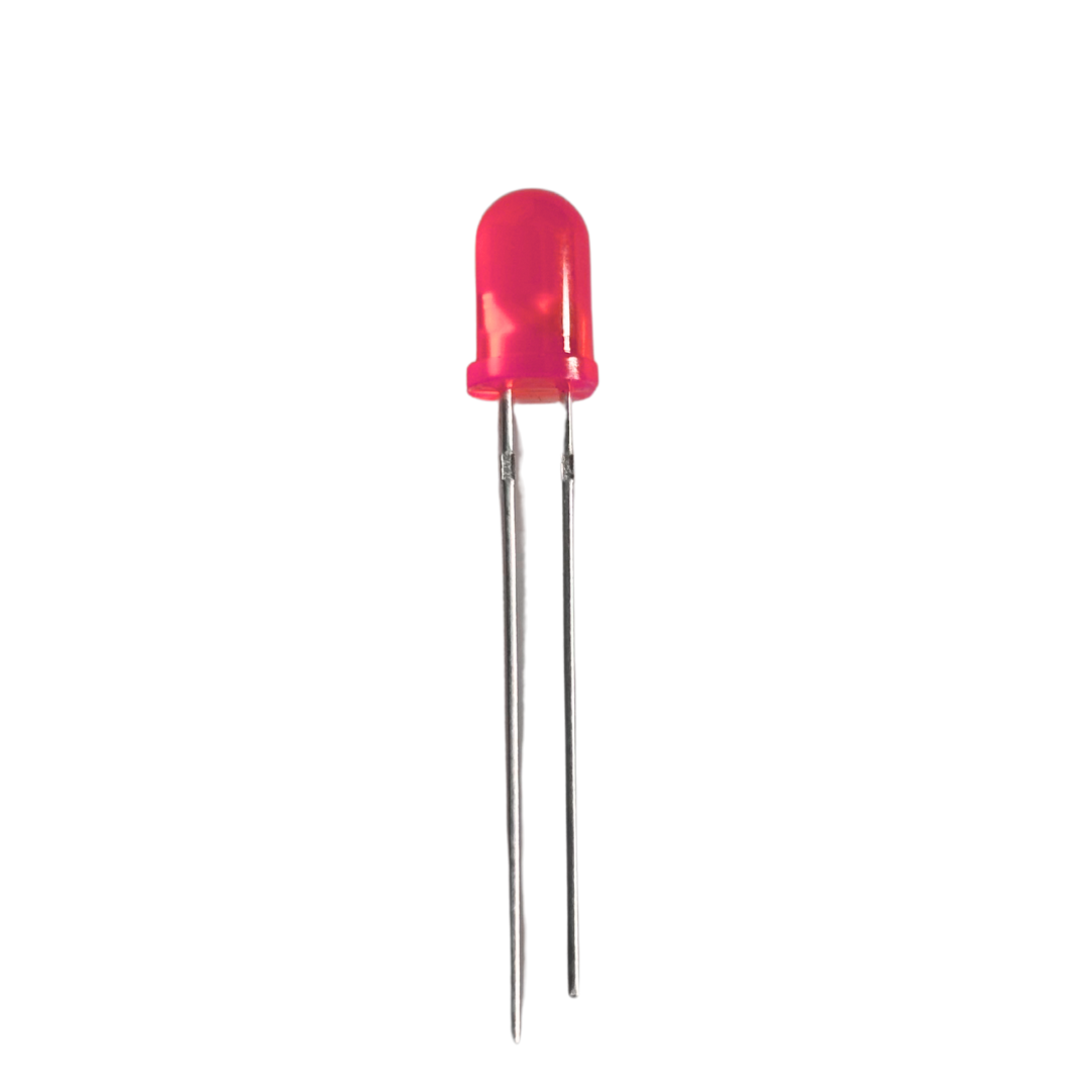 5mm Ultra-Bright Flashing Red LED , Red Lens