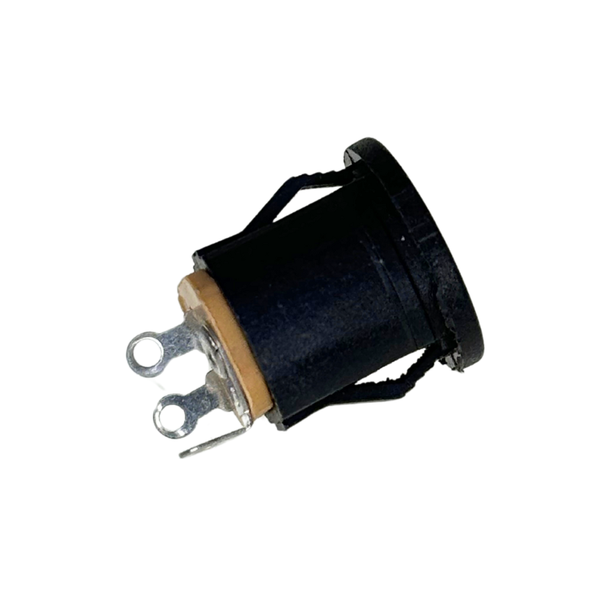 DC Power Panel-Mount Socket, Clip in - Female 2.1mm