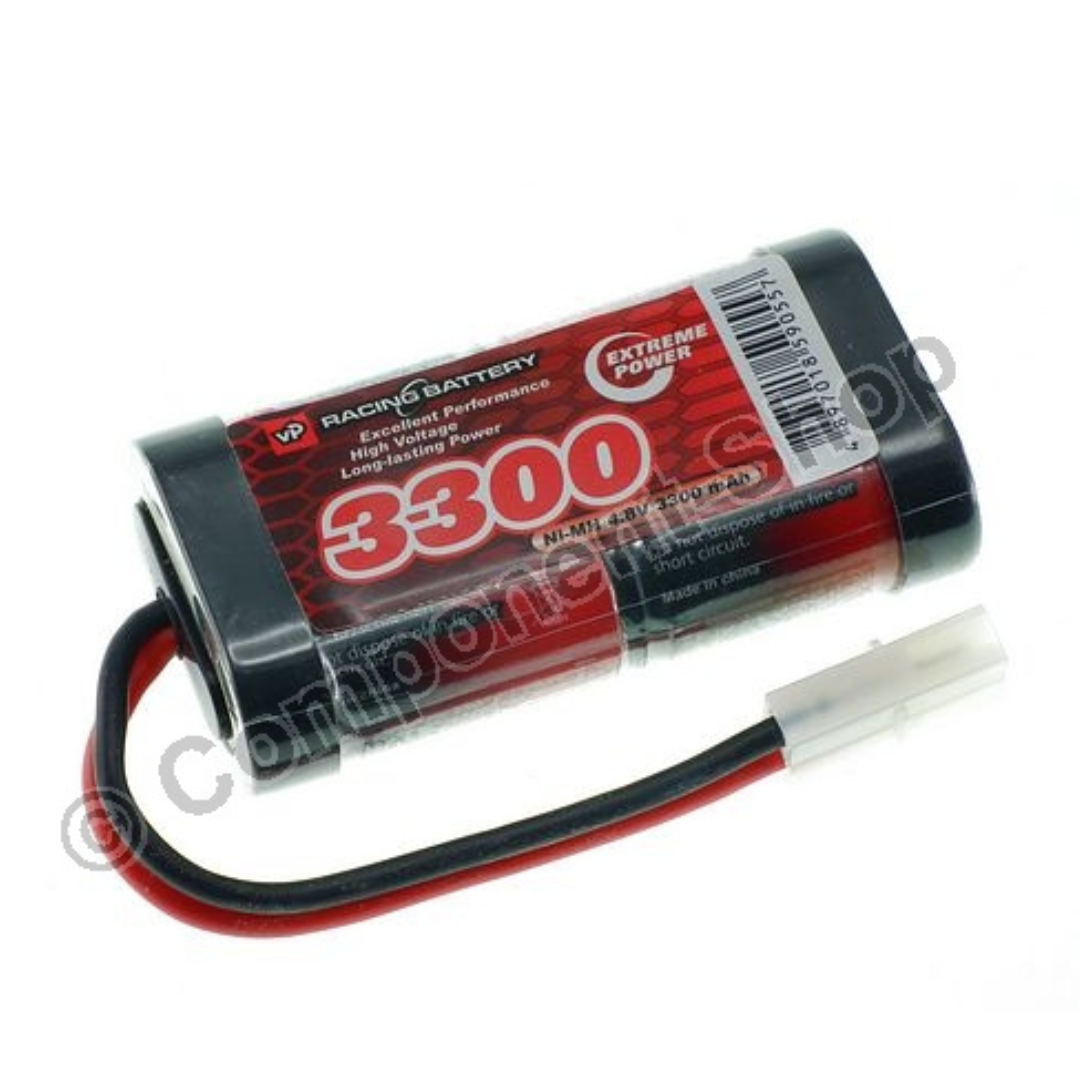 4.8V 3300mAh SC NiMH Battery Pack. (2 x 2)
