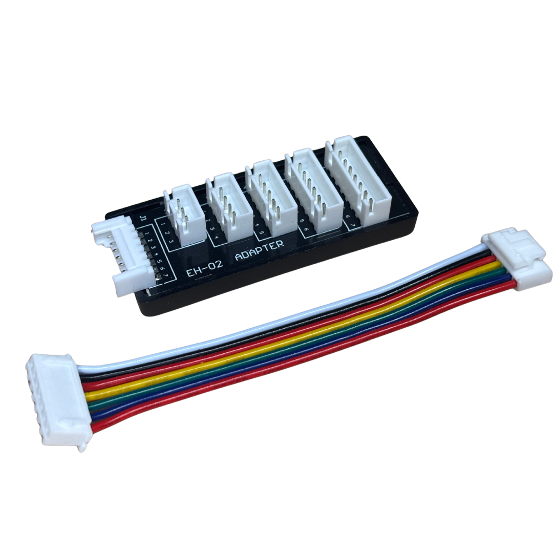Balance lead adapter board for 2s-6s JST-XH