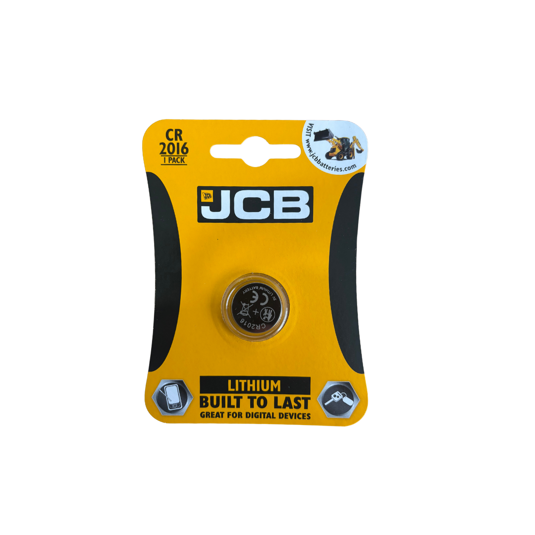 CR2016 3.0V Lithium Button Single Cell - JCB
