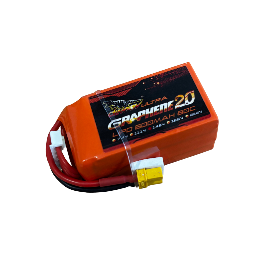 14.8V 600mAh 80C/160C LiPO RC Battery Dinogy Ultra Graphene 2.0