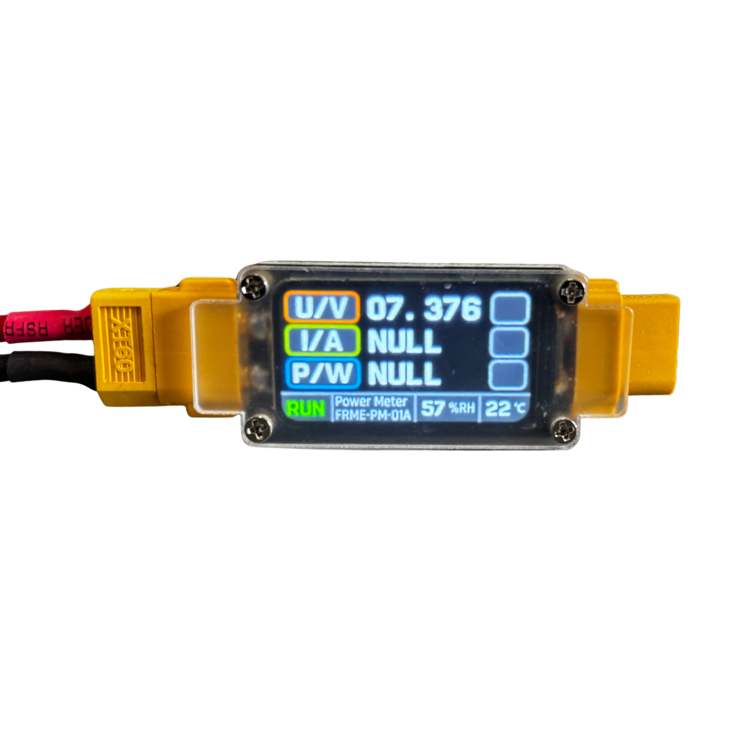 30A XT60 Bidirectional Power Ammeter Display for Voltage/ Current / Temperature 