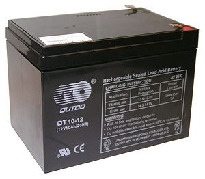 12V 10Ah Sealed lead-acid battery