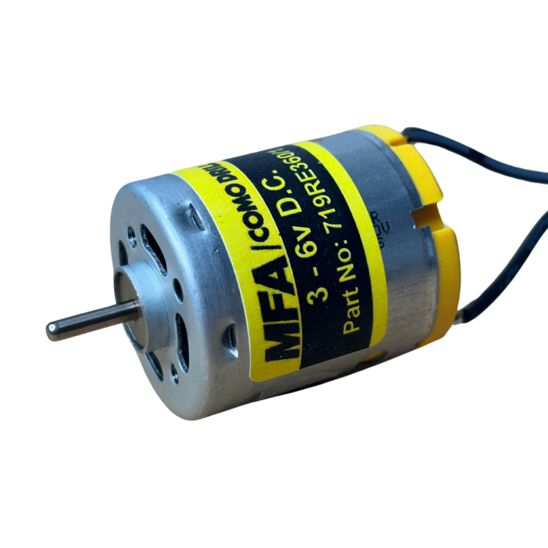 360/1 DC Motor (3-6v) Motor Only / Mounting Bracket - MFA
