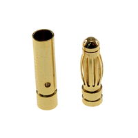 3mm gold bullet connectors