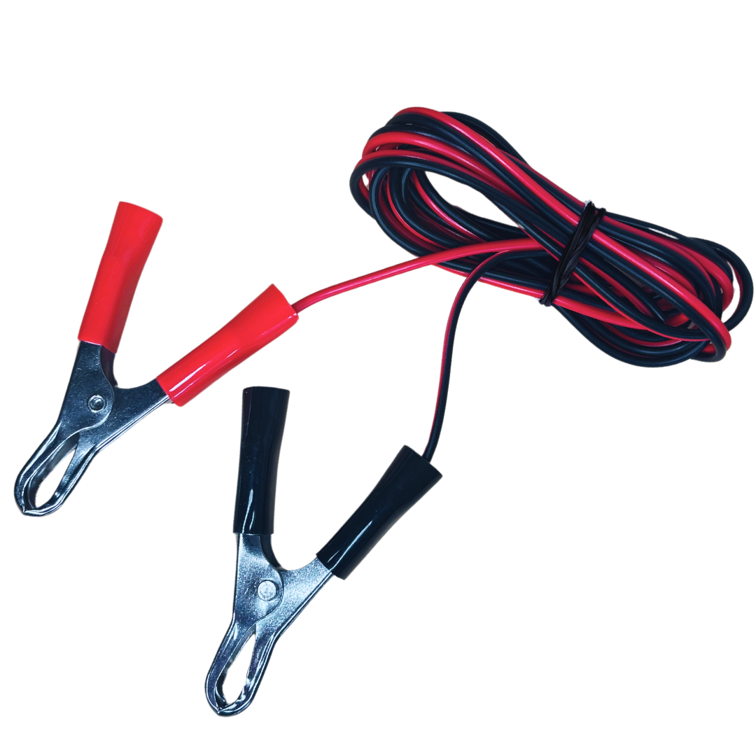 2-Meter PVC Lead with Crocodile Clips