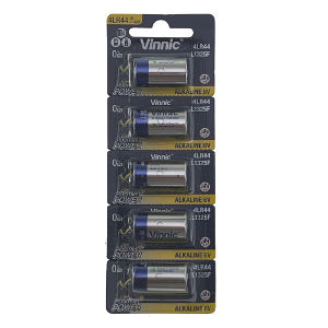 4LR44 (476A, V28PX, PX28, 28A, A544, V4034PX) 6V Alkaline Battery Pack of 5