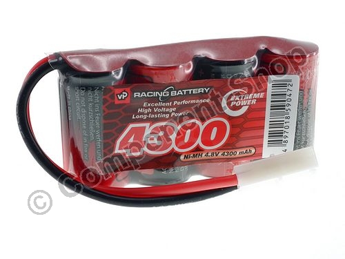 4.8V 4300mAh SC NiMH Battery Pack. (4 x 1)