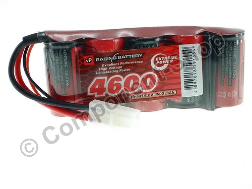 6V 4600mAh SC 5x1 NiMH Battery Pack.