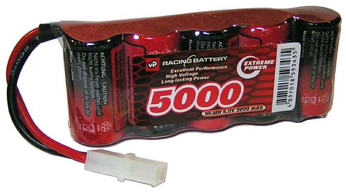 6V 5000mAh SC NiMH Battery Pack. (5 x 1)