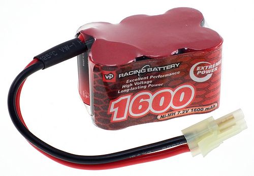 7.2V 1600mAh NiMH 2/3A flight pack (HBZ1012)