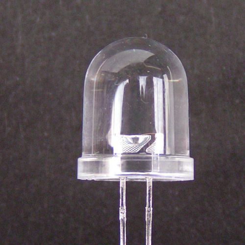 10mm Blue LED - water clear lens