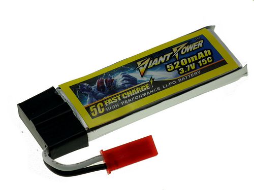 3.7V 520mAh lipo battery
