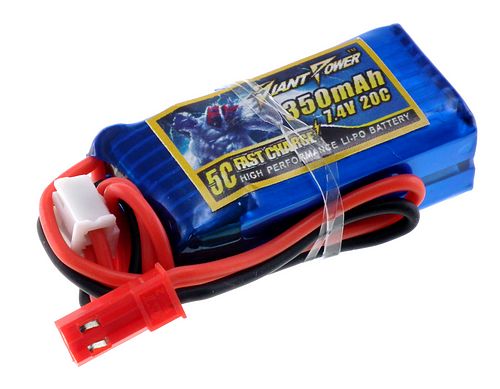 7.4V 350mAh lipo battery