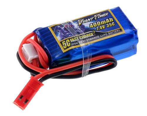 7.4V 400mAh lipo battery