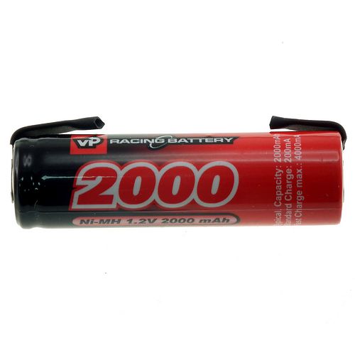 1.2V 2000mAh AA NiMH Single Cell Battery with Tags High Discharge Vapex