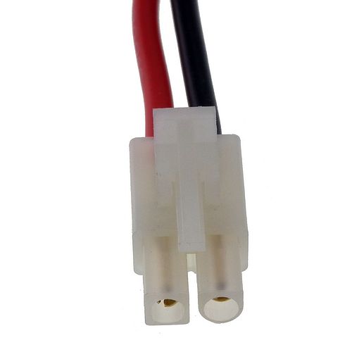 Tamiya gold-plated male connector on 14awg leads