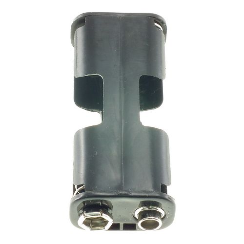 Battery holder for 2 AA batteries (PP3 clip)