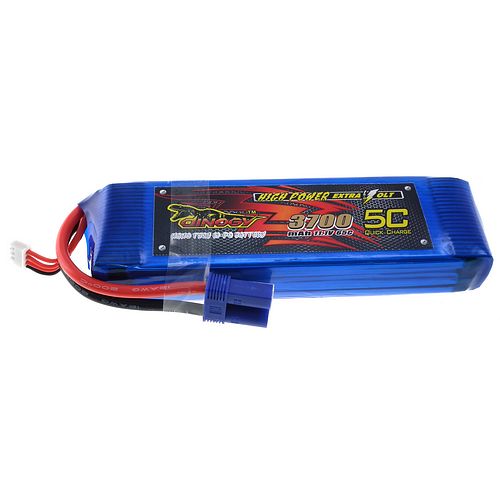 11.1V 3700mAh 65C continuous discharge lipo battery