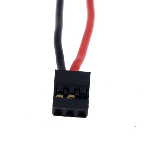 JR/Hitec/Sanwa 2-wire 22awg lead - Male