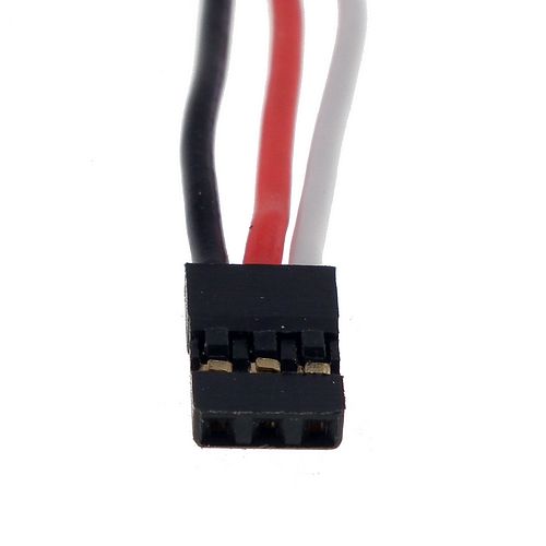 JR/Hitec/Sanwa 3-wire 22awg lead - Male