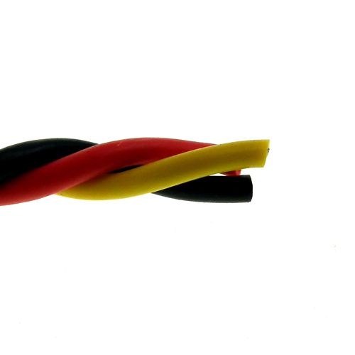 20awg 3-way Heavy-Duty Hitec(JR) twisted servo wire