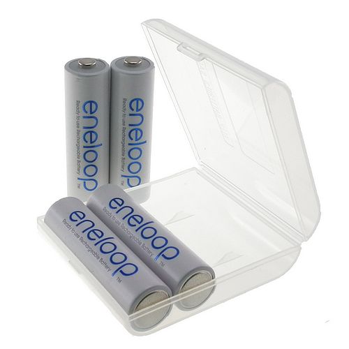Panasonic Eneloop BK-4MCCE 1.2v NiMH AAA 800mAh Rechargeable Battery Pack of 4
