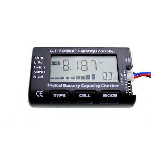Digital Battery Capacity Checker