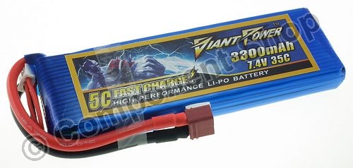 7.4V 3300mAh lipo battery