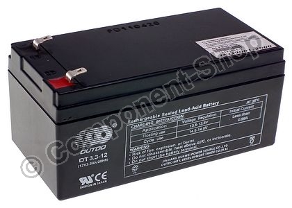 12V 3.3Ah Sealed lead-acid battery