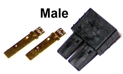 Traxxas style connectors - male