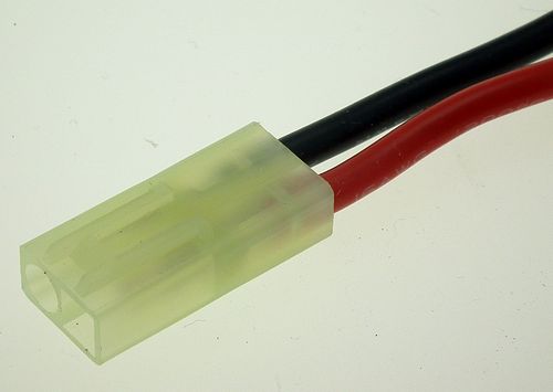 Mini-Tamiya female Connector on 16awg Silicone wire. (Radio-control)