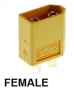 XT60 connector - Female (Male pins)