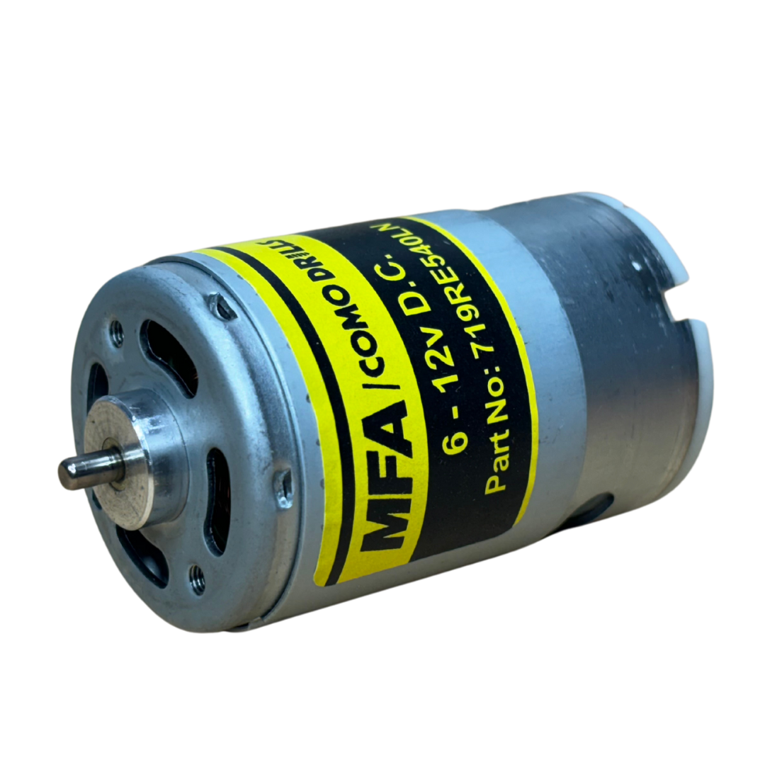 540LN DC Motor (6-12V) - Noise Attenuated - Motor Only / Mounting Bracket - MFA