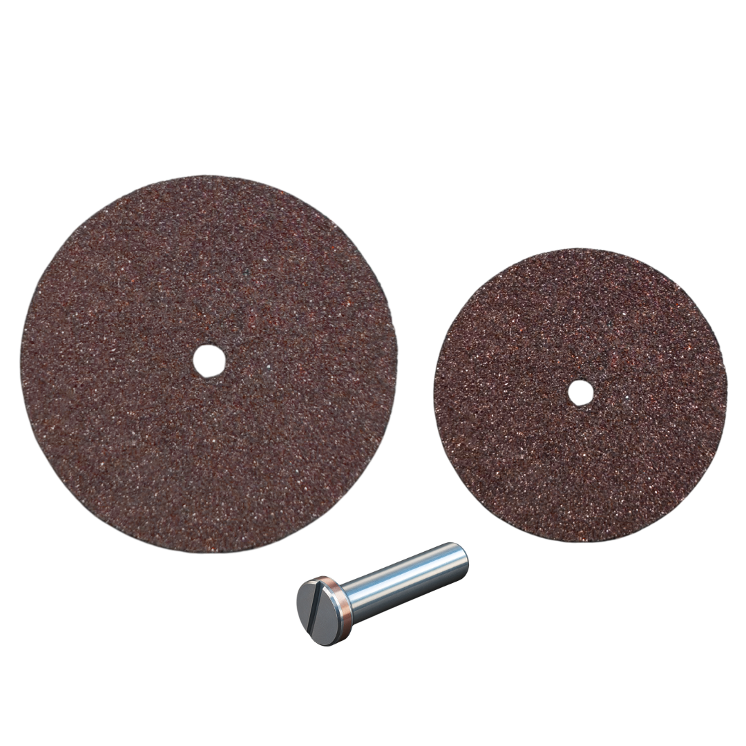 Carborundum Discs & Mandrel Set