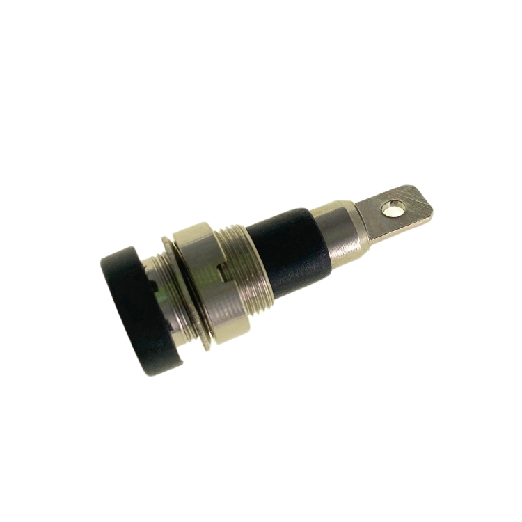 4mm High Current Banana Socket- Black