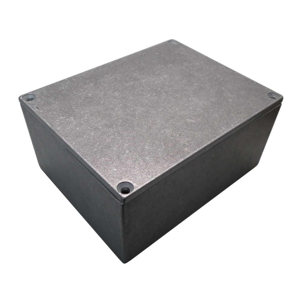 Die-cast Aluminium Project Box with Lid (6908P) Silver 120 x 95 x 57 mm