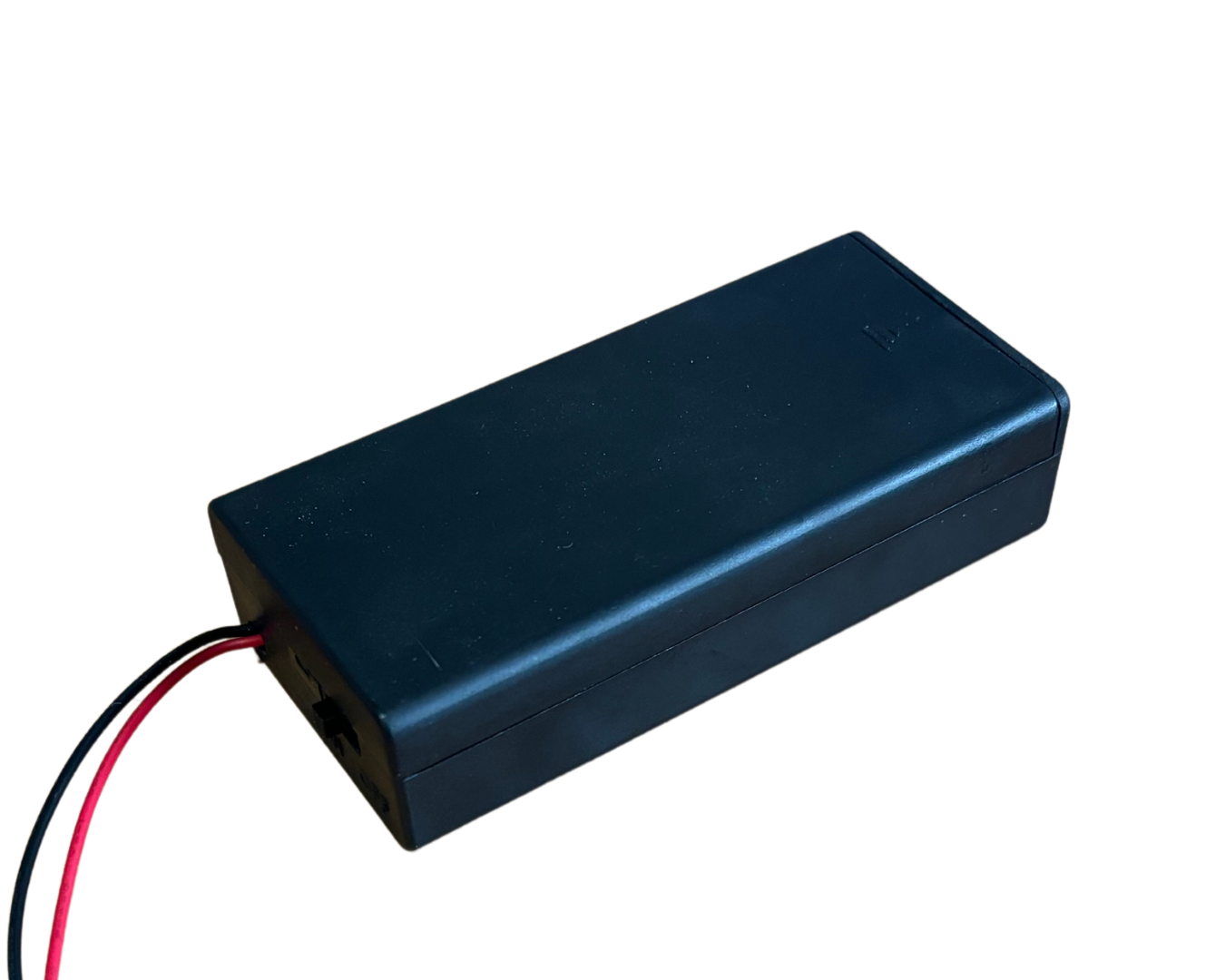 Battery Holder for 2x 18650 Batteries with Cover , Switch , Wire Connects