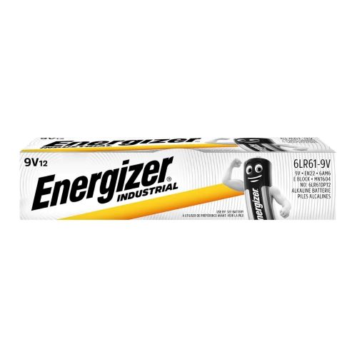 Industrial Energizer Alkaline PP3 Battery - Pack of 12
