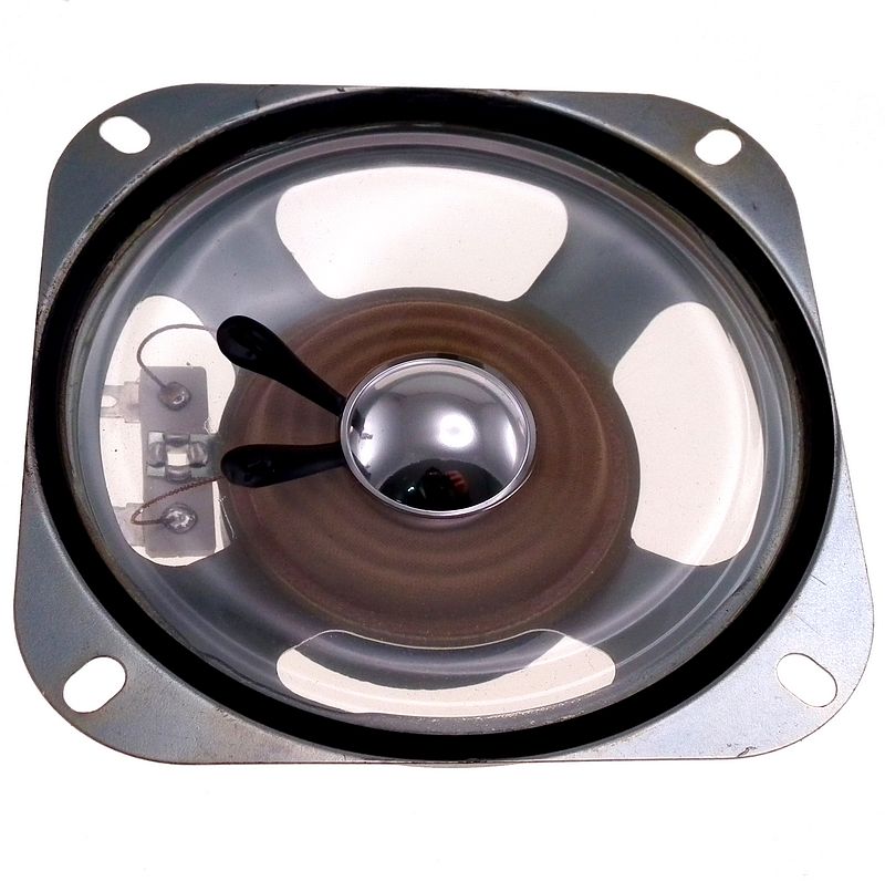 99mm (4") Mylar Square waterproof speaker (10W)