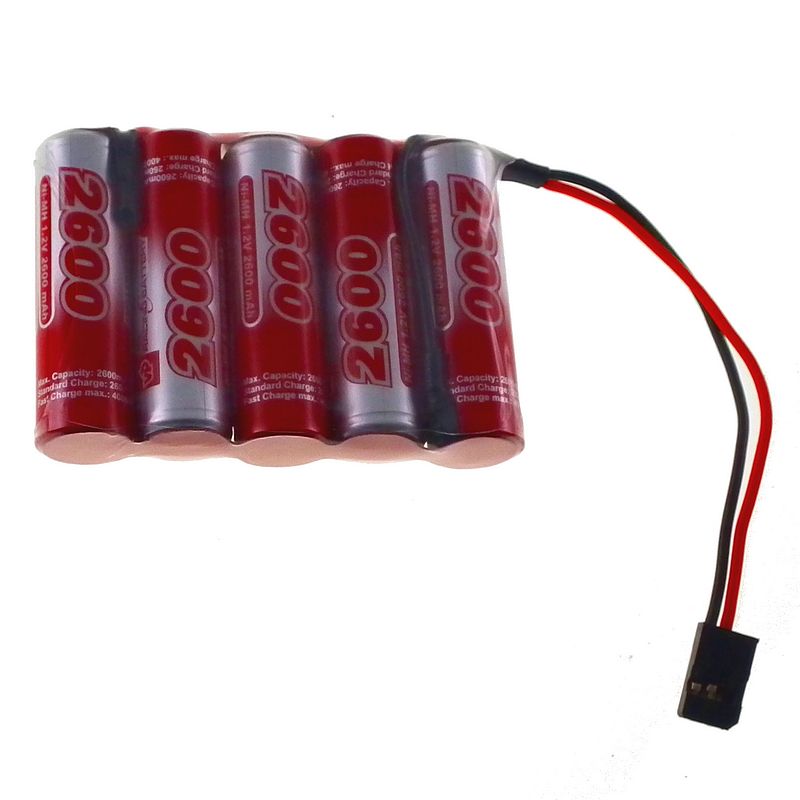 6V AA 2600mAh flat battery pack