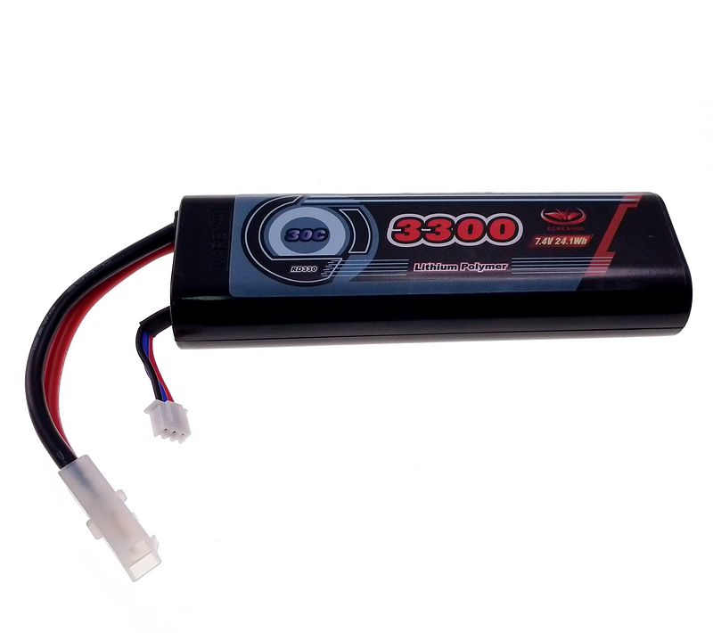 7.4V 3300mAh 30C/60C LiPO Hard Case Racing RC Battery Vapex