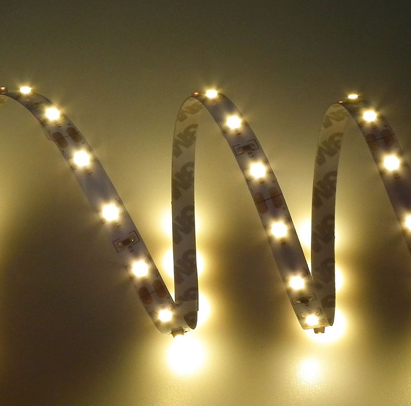 1m Warm White Standard LED Strip