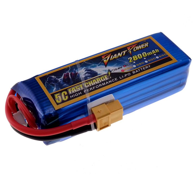 11.1V 2800mAh 25C continuous discharge lipo battery