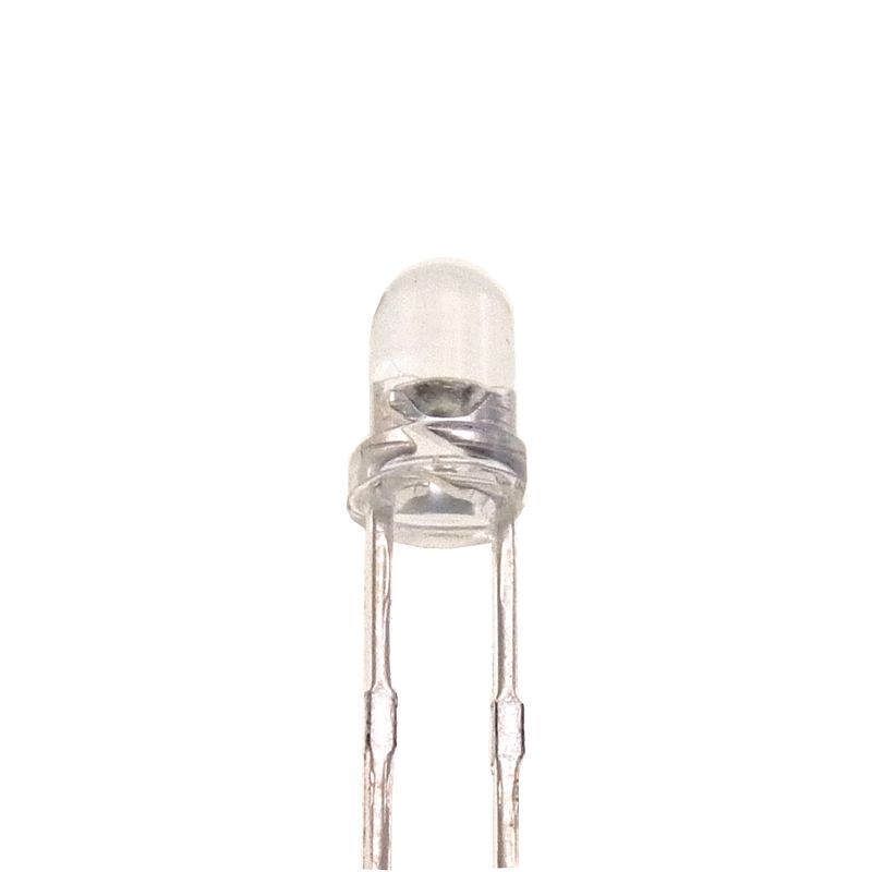 3mm LED fast flash light-show clear lens