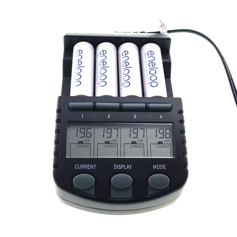  Techno-line BC-700 Intelligent battery charger for 1-4 AA / AAA NiMH / NiCd batteries (9 in 1)