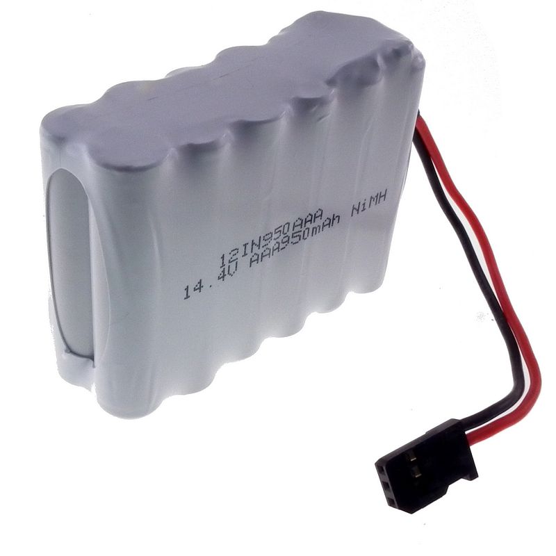14.4V 950mAh AAA NiMH Compact (6 x 2) low self-discharge RC Battery Pack Vapex
