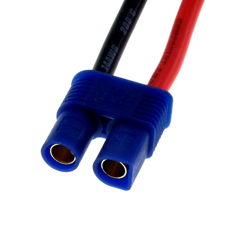 EC3 Male (Female pins) connector with 2-wires 14awg Silicone cable