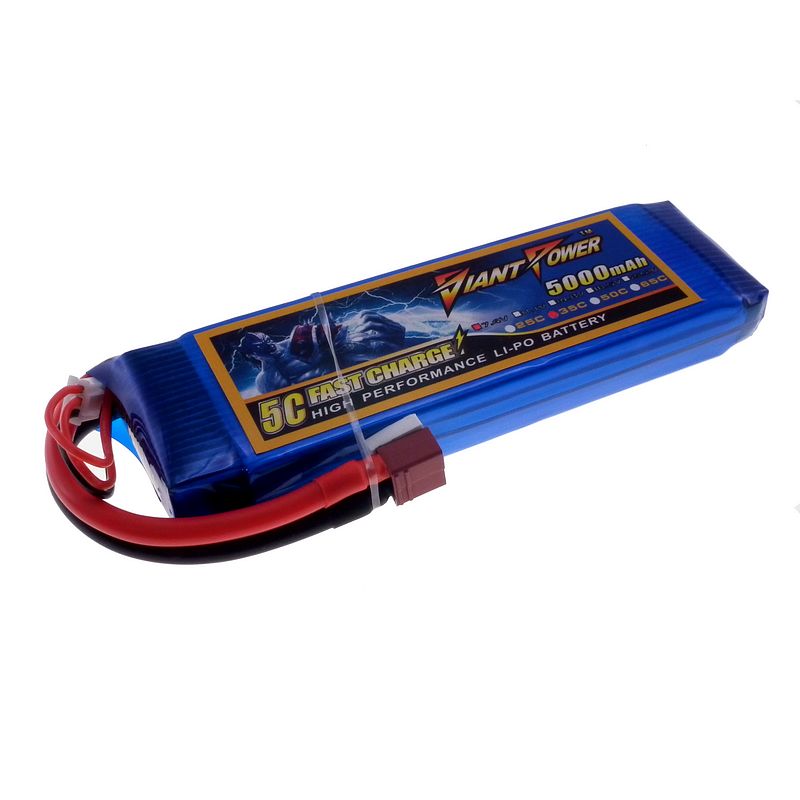 7.4V 5000mAh lipo battery